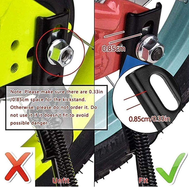 سيسو مسند دراجة SEISSO، مسند لدراجة الأطفال مقاس 12 بوصة، حامل خلفي للدراجات الهوائية مقاس 12 بوصة للأولاد والبنات، بديل لعجلة التدريب - Image 5